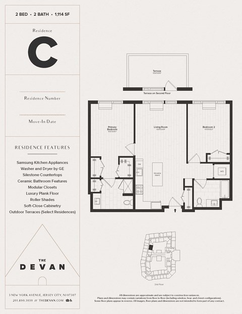 the floor plan of the condo