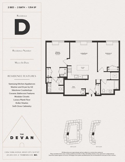 the floor plan of the d residence