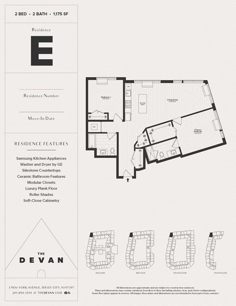 the decan residential plans floor plan 2 bedroom 1199 sq ft