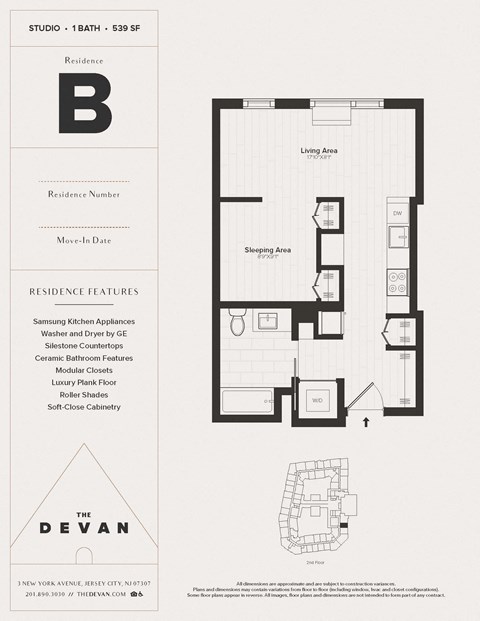 floor plans of the b elevation and floor plan of the dean residence