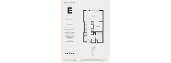 the floor plan of the decameron 57 apartments