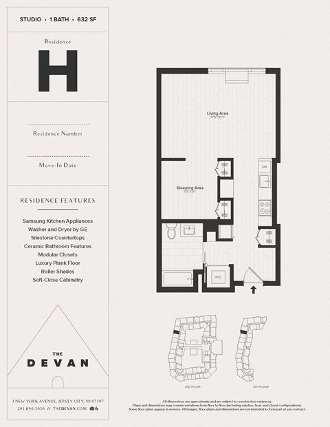 floor plans of the dean residence