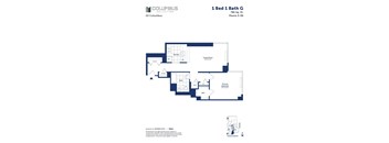 the floor plan of bed  bath