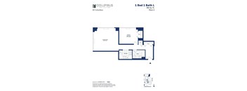this floor plan is an approximation of a 1 bed 1 bath floor plan
