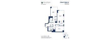 the address residence opera 2 bed 2 bath floor plan