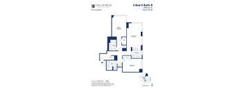 this floor plan is an approximation of a 2 bed 2 bath floor plan