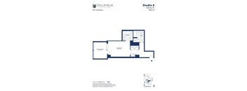 the typical studio a floor plan of studio a 301 sq ft