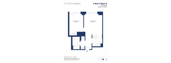 this floor plan is an approximation of a 1 bedroom unit and shows the floor plan