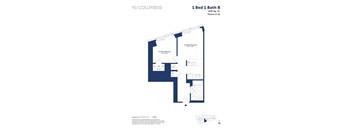 a floor plan of a unit with a bathroom and a loft