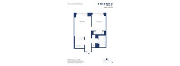 this floor plan is an approximation of a 1 bed 1 bath floor plan