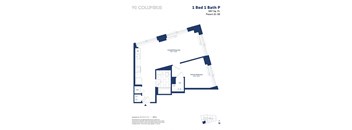 a floor plan of a unit with a bedroom and a bathroom