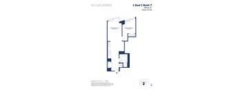 this floor plan is an approximation of a 1 bed 1 bath floor plan