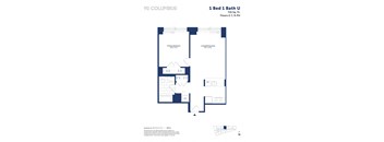 this floor plan is an approximation of a 1 bed 1 bath u floor plan