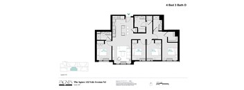the 4 bed 3 bath d floor plan