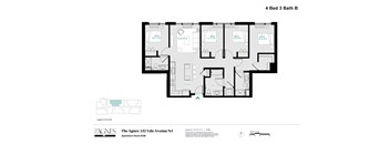 the 4 bed 3 bath b floor plan