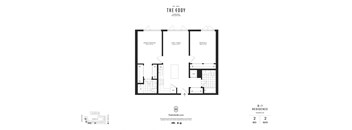 floor plan of the condo