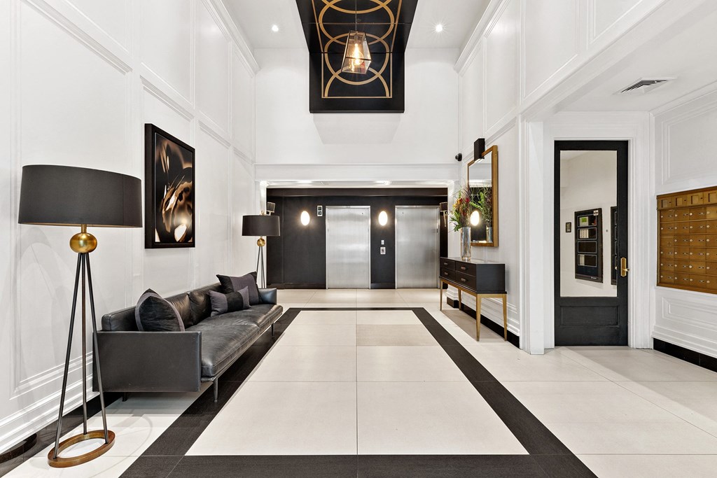 a rendering of the lobby of the kimpton hotel palomar philadelphia