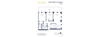 the gotham 2 bed 2 bath floor plan