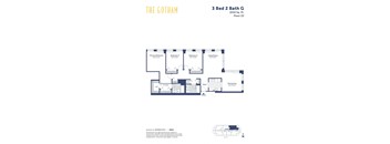 the ninth floor floor plan of the gotham residences