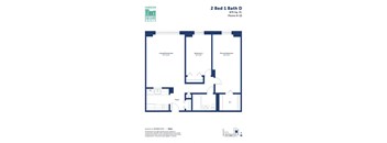 this floor plan is an illustration of our 2 bed 1 bath d floor plan