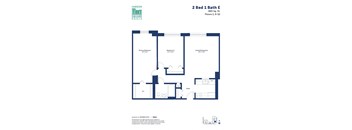 this floor plan is an approximation of a 2 bed 1 bath floor plan