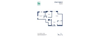 the floor plan of 2 bed 1 bath h home