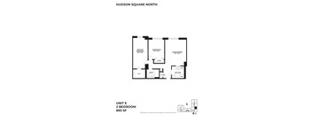 2 Bed 1 Bath E