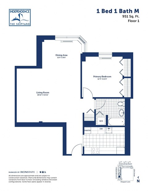 a floor plan of a house with a bedroom and a bathroom