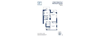 a floor plan of a bedroom apartment