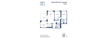 the floor plan of 2 bed 2 bath e????