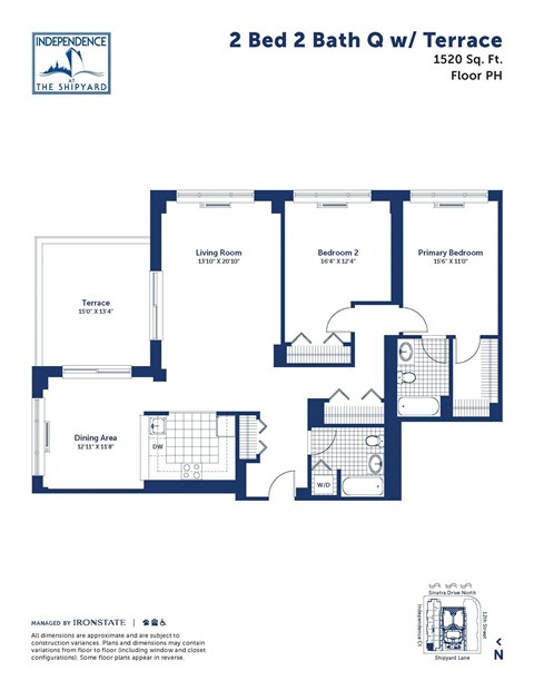 the floor plan of 2 bed 2 bath e????