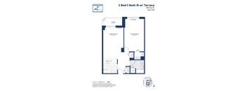 1 Bed 1 Bath M With Terrace