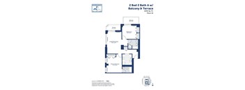the typical floor plan of a bedroom apartment