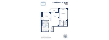 the floor plan of 2 bed 2 bath b wtt