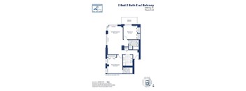 a floor plan of a bedroom apartment