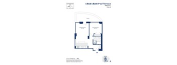 this is a floor plan of a 1 bed 1 bath pvw unit