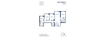 this floor plan is an approximation of our 4 bed 3 bath floor plan