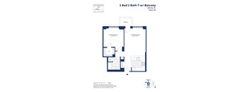 this floor plan is an approximation of a 1 bed 1 bath tnr floor plan