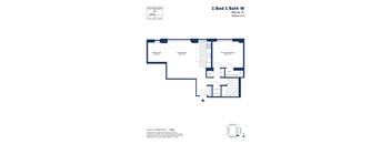 this is a floor plan of our 1 bed 1 bath w floor plan
