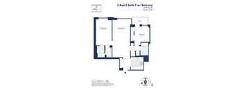 a floor plan of a bedroom apartment