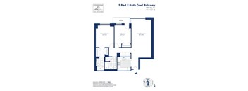 a floor plan of a 2 bed 2 bath g  w condo