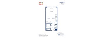 the floor plan of studio a 3rd floor