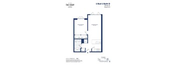 this floor plan is an approximation of a 1 bed 1 bath d floor plan