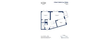 a floor plan of a bedroom apartment