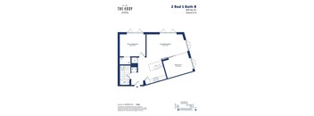 this floor plan is an approximation of our 2 bed 1 bath b floor plan