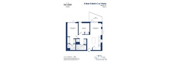 the address residence dubrovnik floor plan 2 bed 2 bath