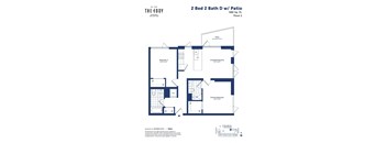 this floor plan is an approximation of our 2 bed 2 floor plan