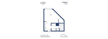 a floor plan of studio floor plan studio studio apt 1