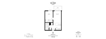 1 Bed 1 Bath  With Patio  A