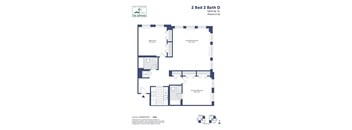 a floor plan of a bedroom apartment